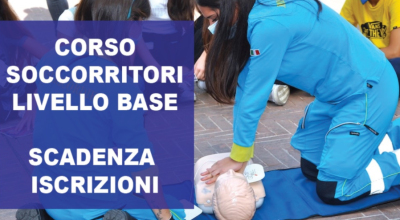 Nuovo Corso Soccorritori Base: ultimo giorno d’iscrizioni!